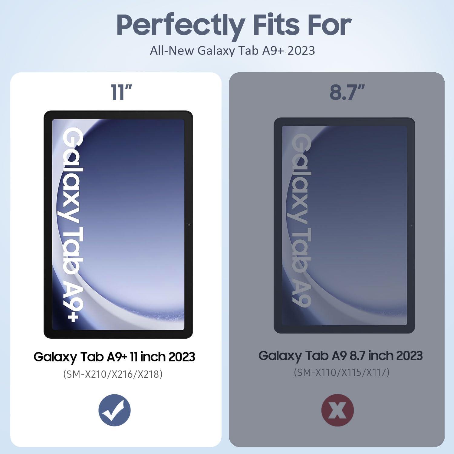 TiMOVO Galaxy Tab A9 Plus 11 Zoll 2023 Hülle - Transparente