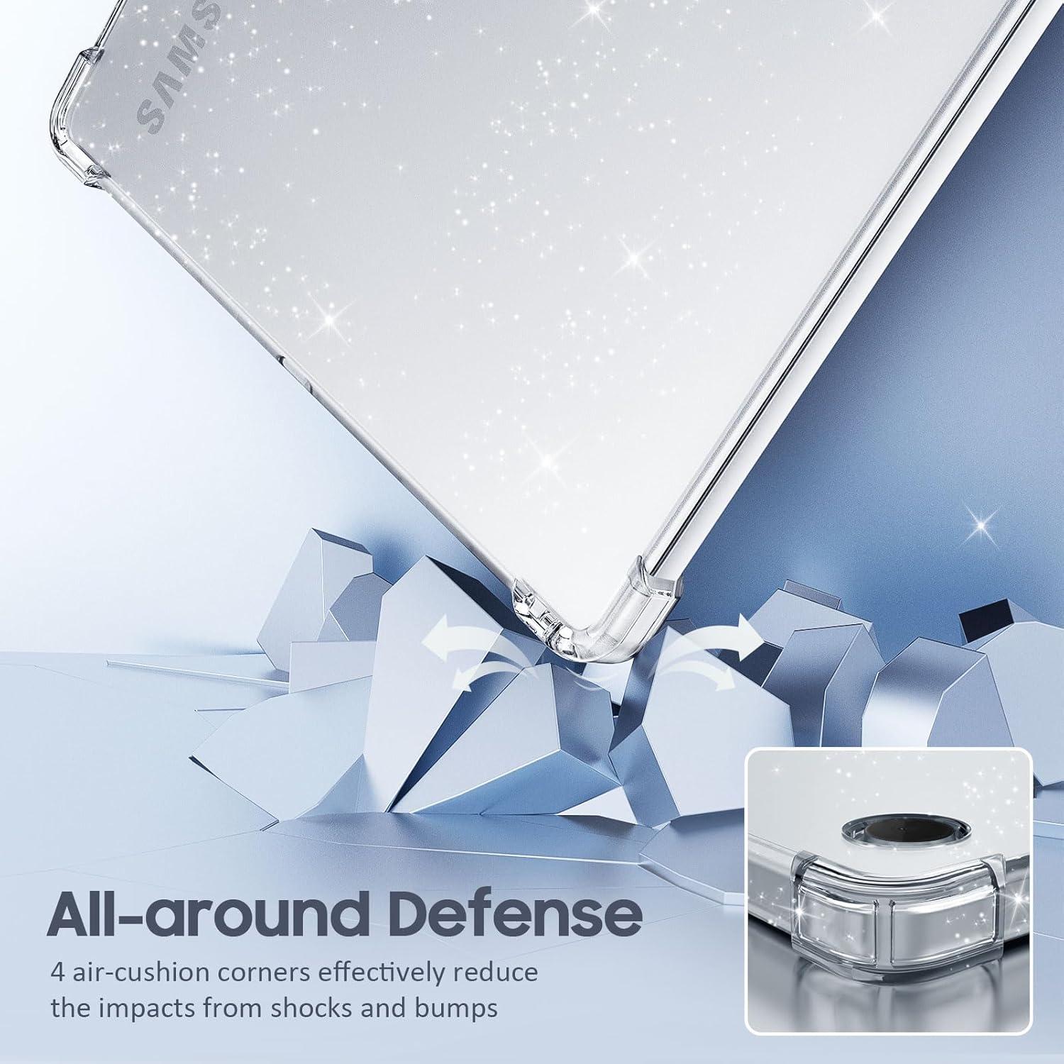 TiMOVO Samsung Galaxy Tab A9 Plus 11 Zoll 2023 TPU Schutzhülle Glitter