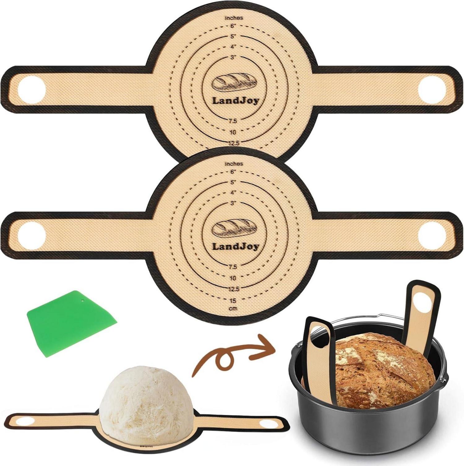 Silikon Backmatte für Dutch Oven Antihaft 2 PCS l Reinigung l