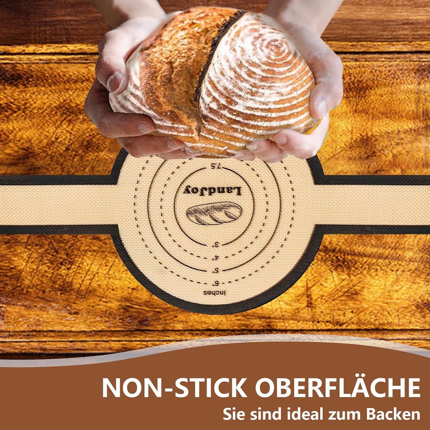 Silikon Backmatte Dutch Oven Antihaft 2er Set wiederverwendbar