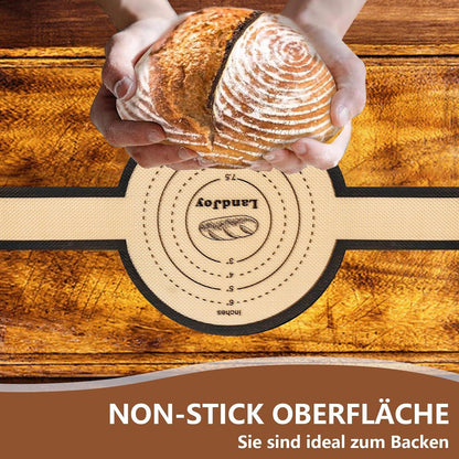 Silikon Backmatte Dutch Oven Antihaft 2er Set wiederverwendbar
