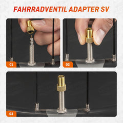 Fahrradventil Adapter Schlüsselanhänger Französisches Ventil SV DV AV