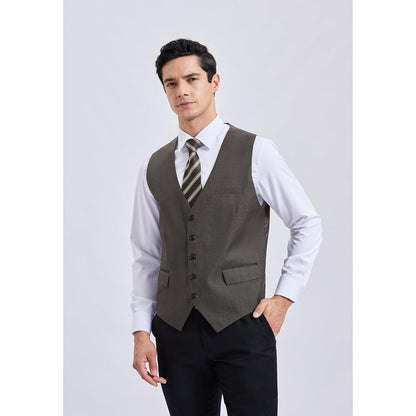 Herren Anzugweste Elegant Hochzeit Businessweste Formell