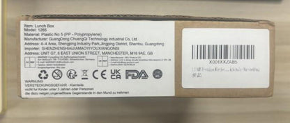 IJIAMY Brotdose Kinder mit Fächern 1300ml Marineblau Leicht zu tragen und auslaufsicher