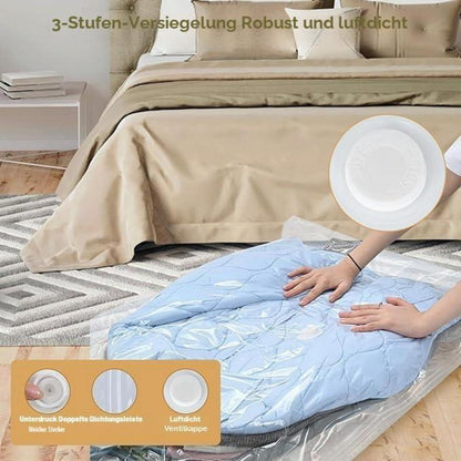 Hängender Vakuumbeutel mit Haken – Platzsparende Kleideraufbewahrung