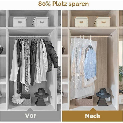 Hängender Vakuumbeutel mit Haken – Platzsparende Kleideraufbewahrung