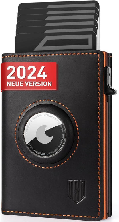 Hochwertiges RFID-Schutz Smart Wallet mit Airtag Fach