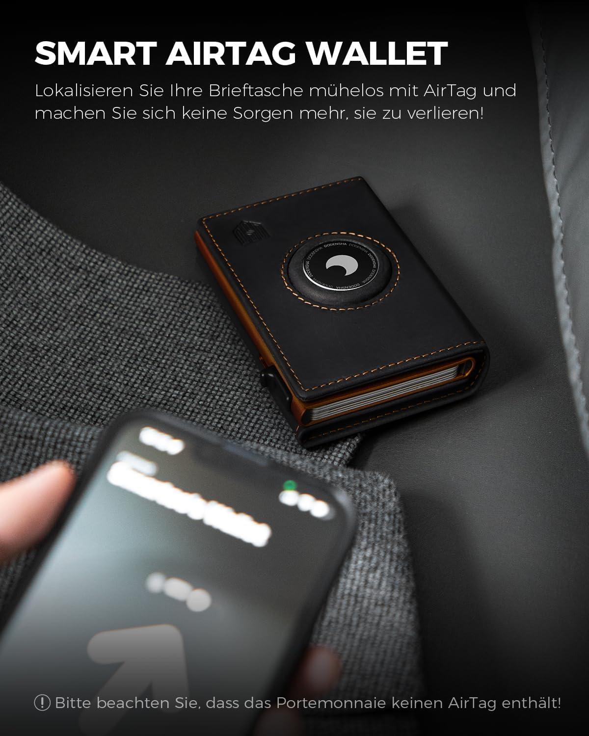 DODENSHA® RFID Smart Wallet mit Airtag-Fach für Herren