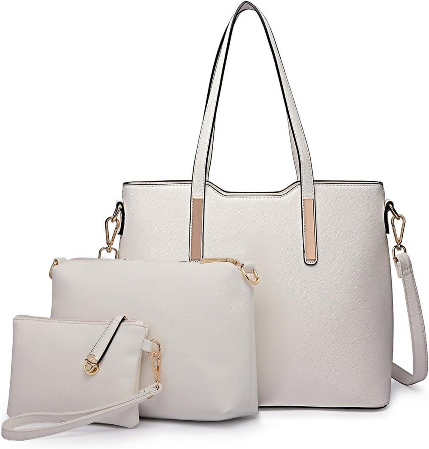 Elegante PU-Leder Handtasche Set für Damen - Büro Schule Shoppen