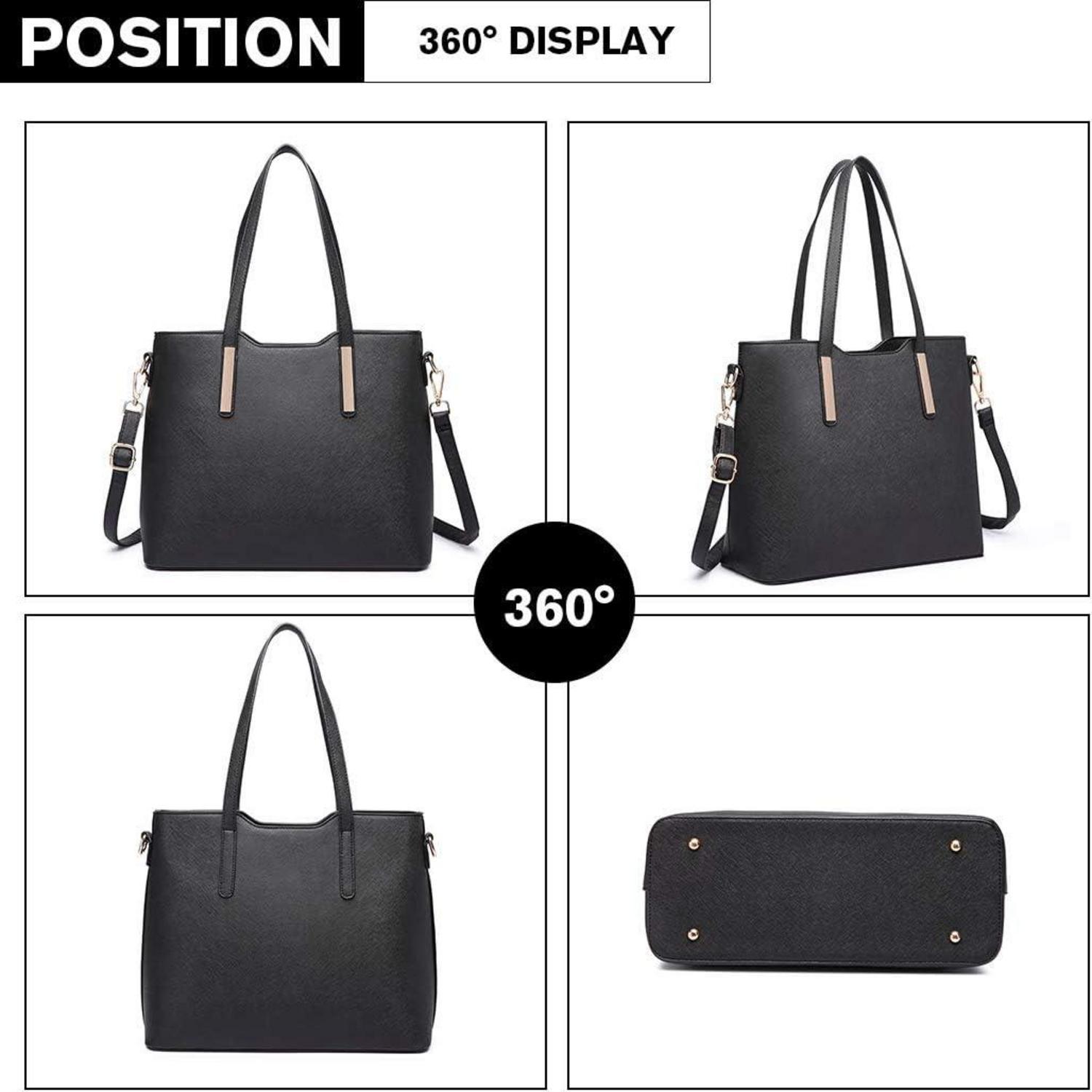 Elegante Miss Lulu PU Leder Handtaschen Set