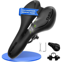 Fahrradsattel Herren Gel MTB Sattel Damen Wasserdicht Hohl