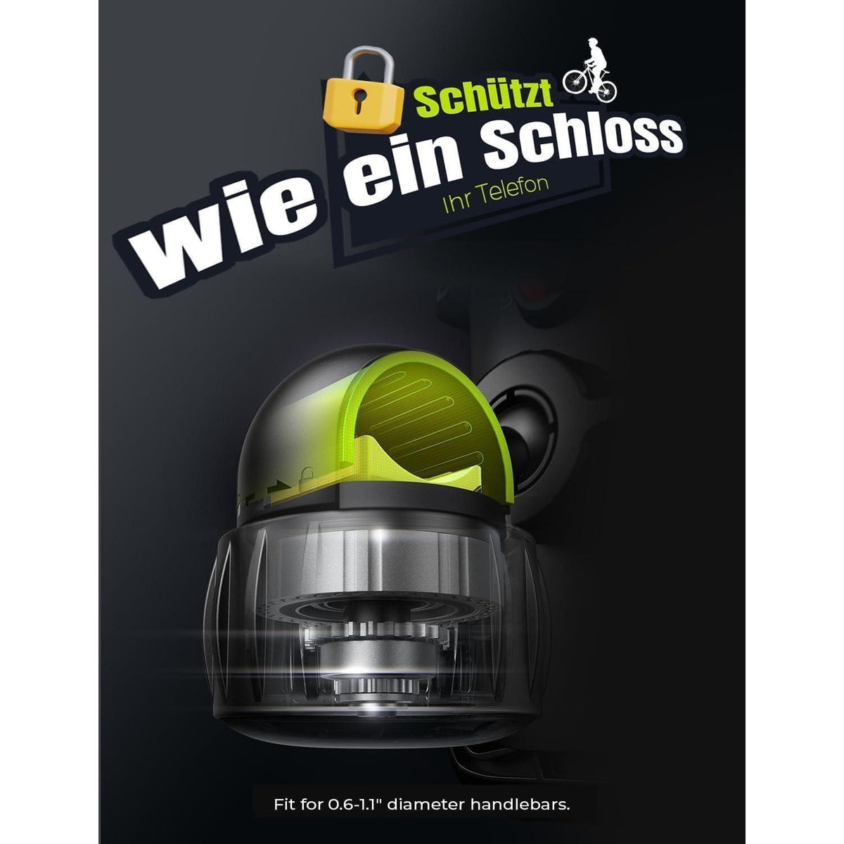 Fahrrad Handyhalterung Silikon Pro – Stabil & Vielseitig