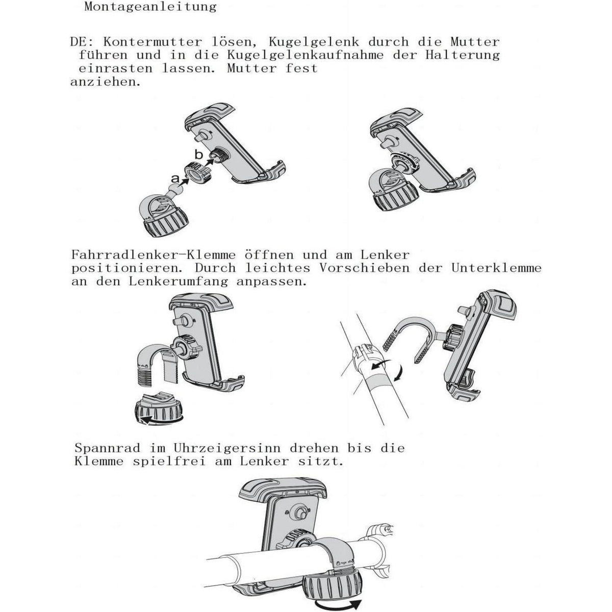 Fahrrad Handyhalterung Silikon Pro – Stabil & Vielseitig