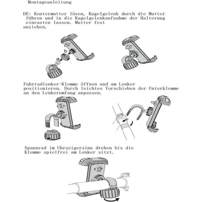 Fahrrad Handyhalterung Silikon Pro – Stabil & Vielseitig