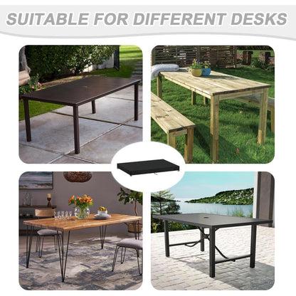 Gartentisch Abdeckplane 180x100x15cm – Wasserdicht & Wetterfest