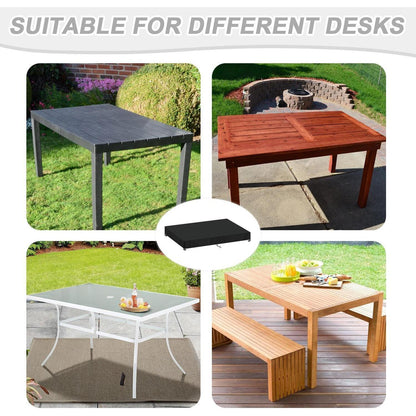 Gartentisch Abdeckplane 150x90x15cm – Winterfest & Wasserdicht