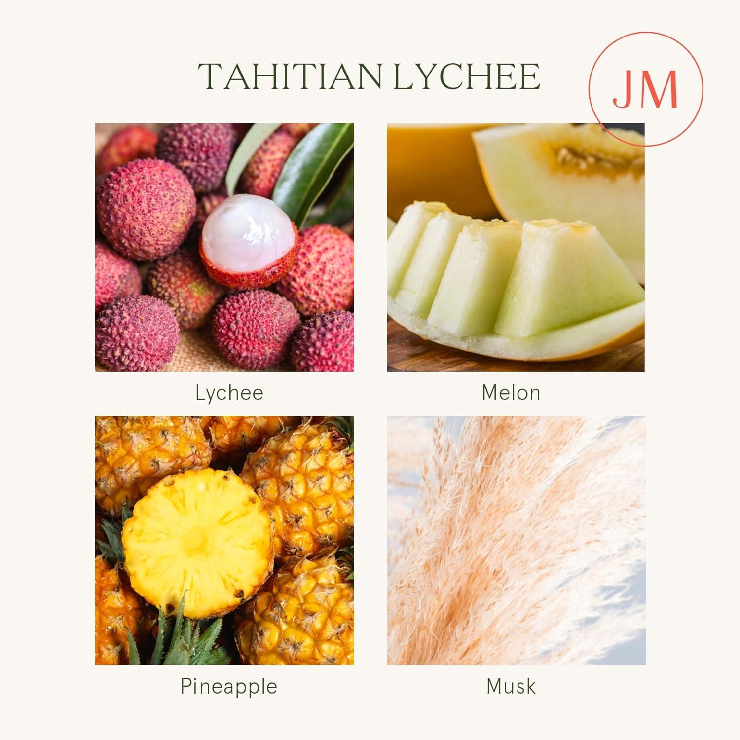 Duftkerze Tahitian Lychee Sojawachs Fruchtig 170g 40h Zeitlos