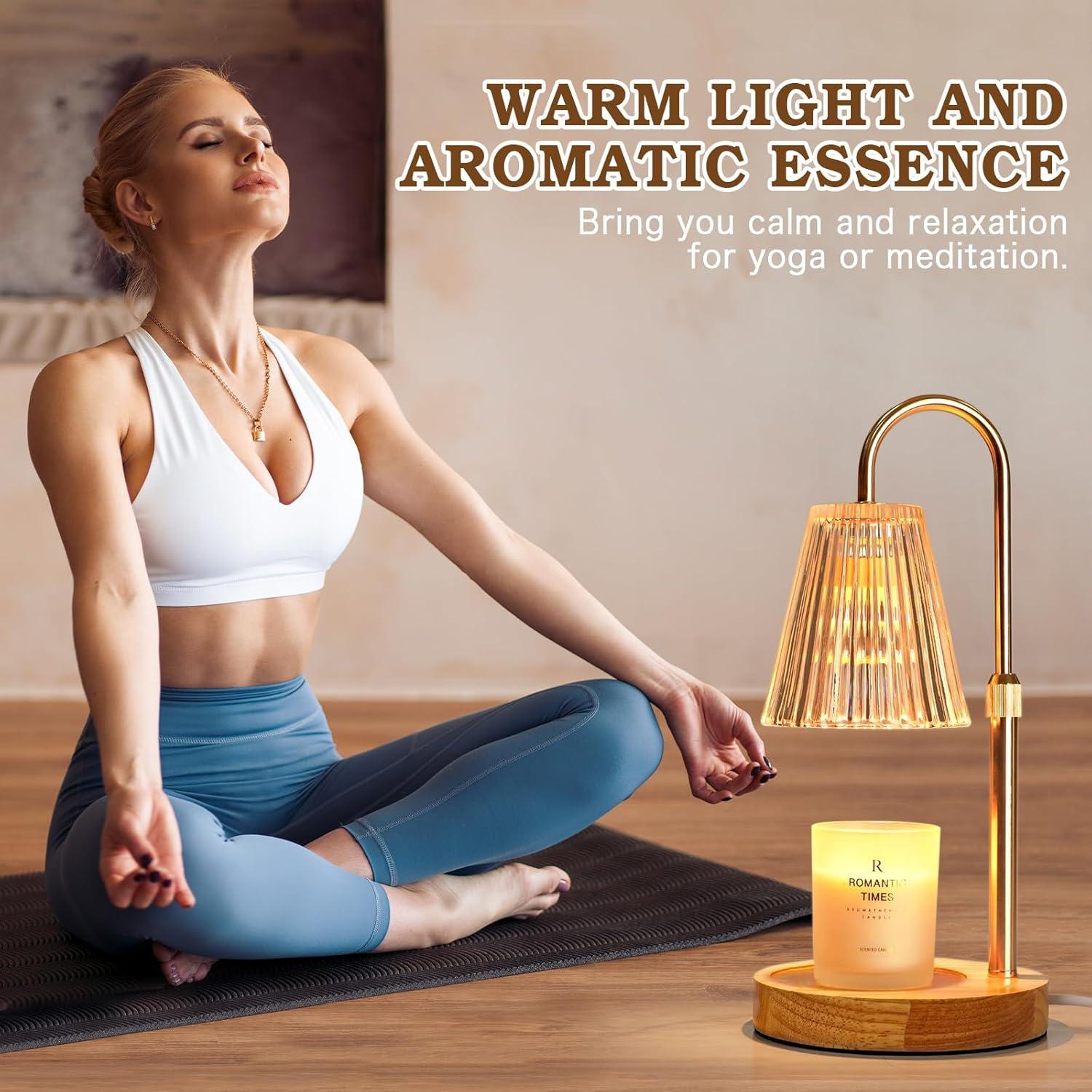 Kerzenwärmer Lampe mit Dimmer und Timer für Duftkerze