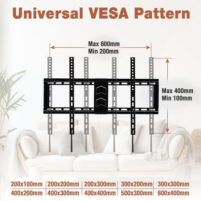 TV Wandhalterung für 37-75 Zoll Fernseher, Neigbar, VESA 600x400mm