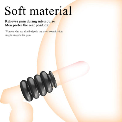 Penisringe Set 4 Cockringe Hodenringe Mann Sexspielzeug Paar BDSMJOY