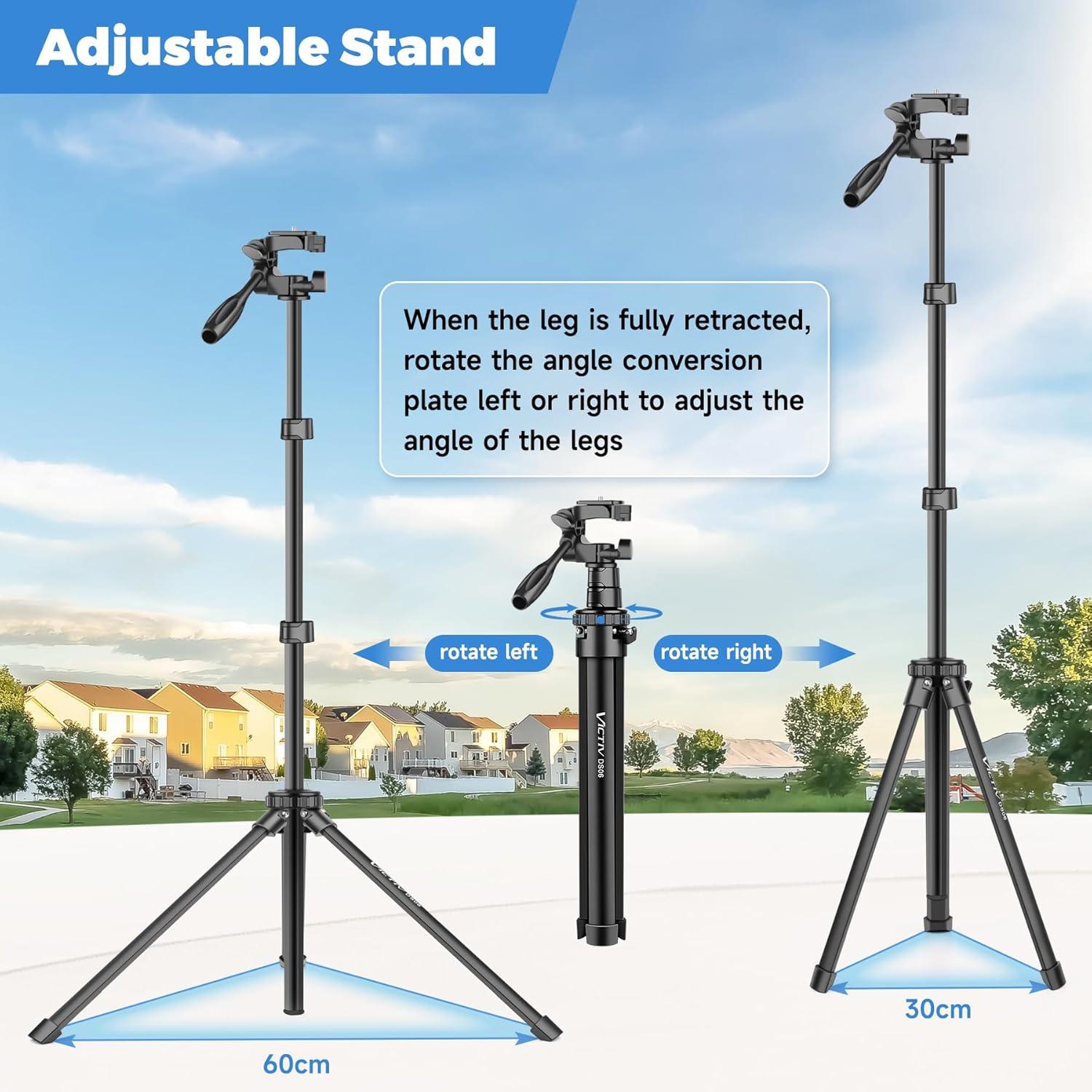 Handy Stativ 150cm für Smartphone mit Fernauslöser und Handyhalterung