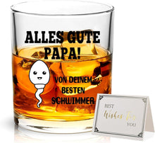 Whiskyglas Papa Geschenk Vater Bester Papa Weihnachten 10oz