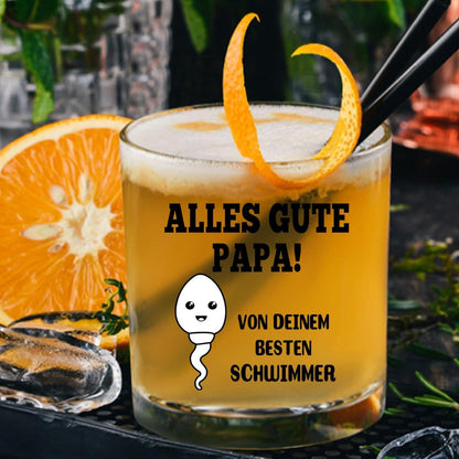 Whiskyglas Papa Geschenk Vatertag Geburtstag Weihnachten 10oz