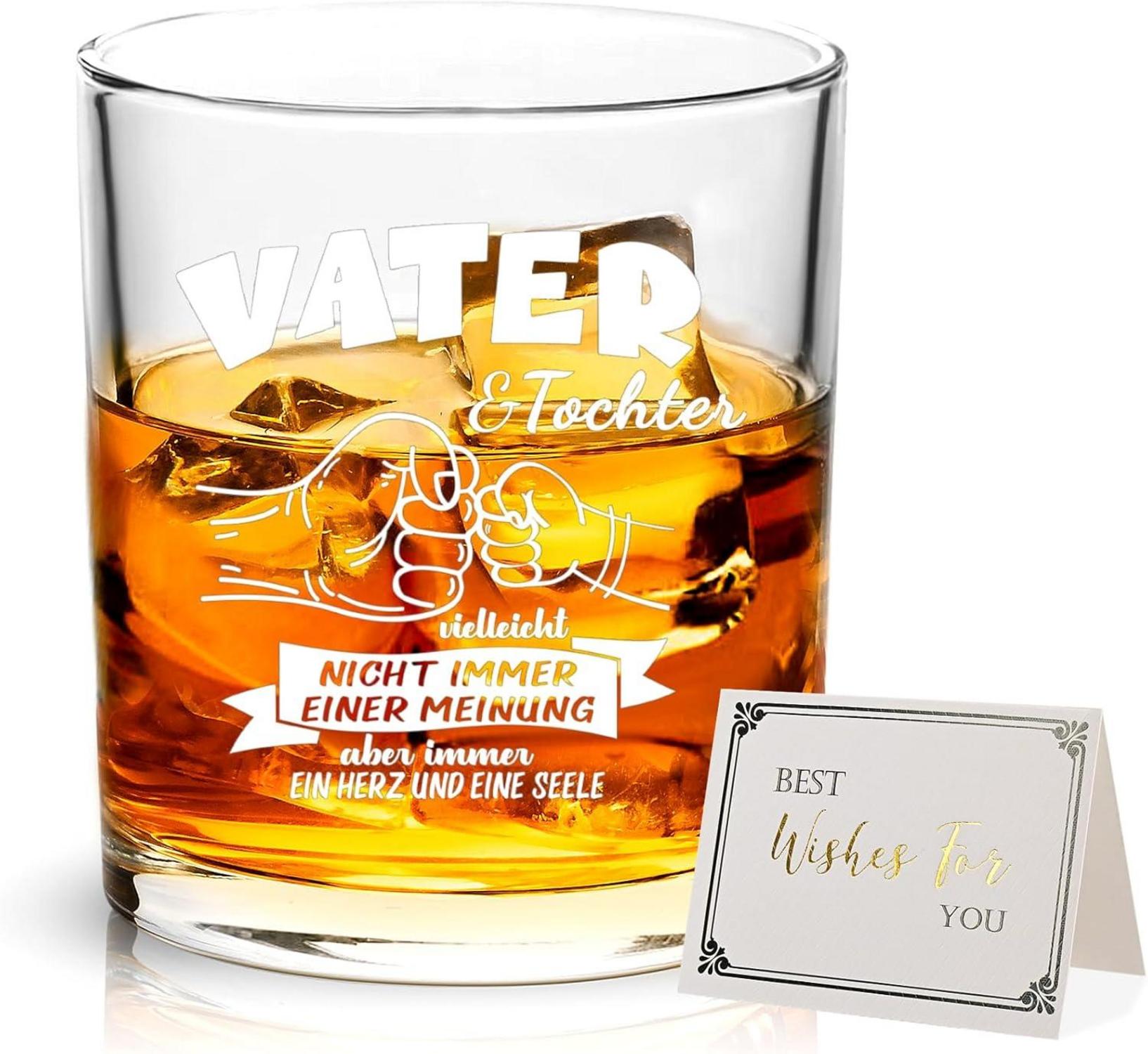 Whiskeyglas Papa Geschenk Vater Tochter Geburtstag Weihnachten
