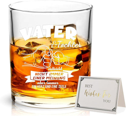 Whiskeyglas Papa Geschenk Vater Tochter Geburtstag Weihnachten