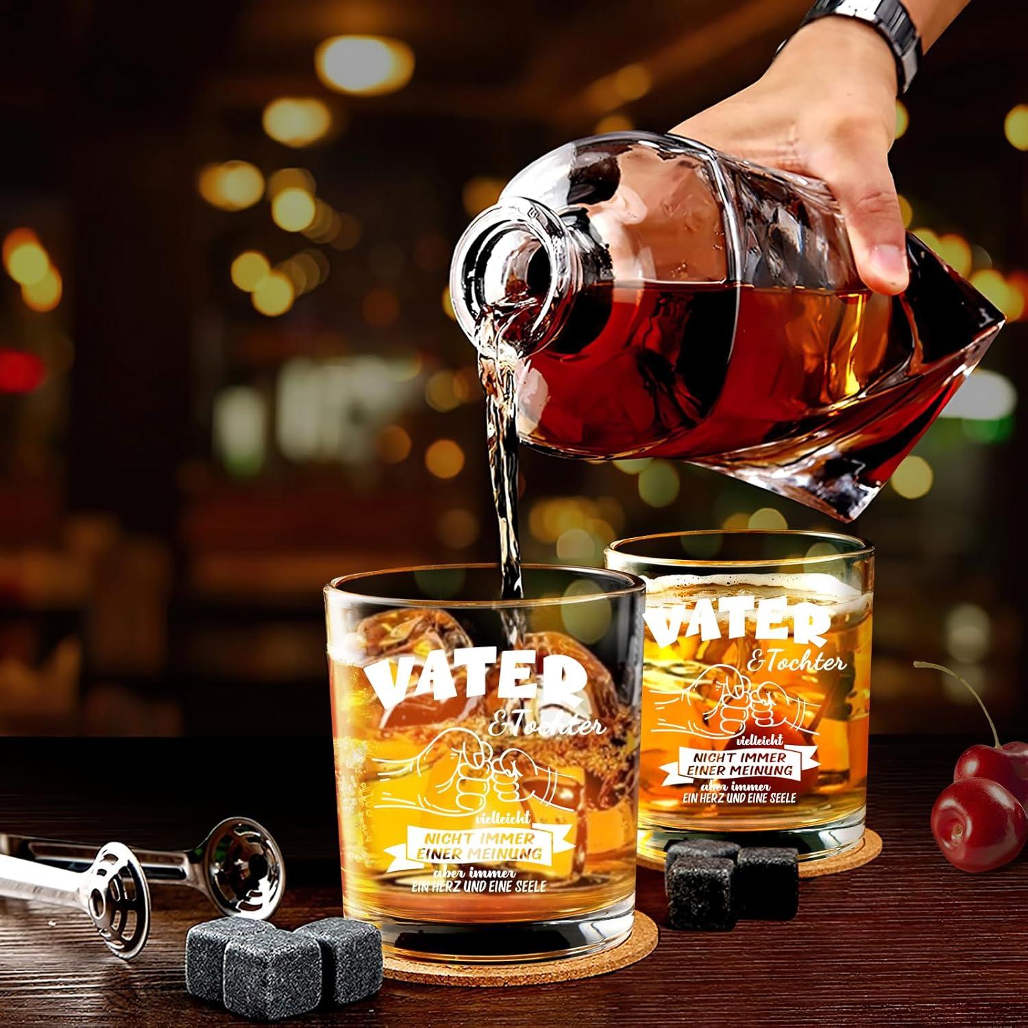 Whiskeyglas Papa Geschenk Vatertag Bester Papa Geburtstag Weihnachten 10oz