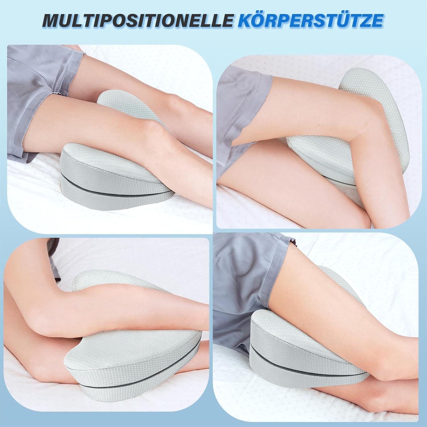 SAHEYER Memory Foam Kniekissen Orthopädisch Seitenschläfer Schwangerschaft