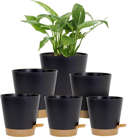 Blumentopf Selbstbewässernd Pflanzentopf mit Bewässerungssystem Set