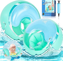 Schwimmflügel Kinder 2-6 Jahre mit 3 Airbags Schwimmhilfe Grün