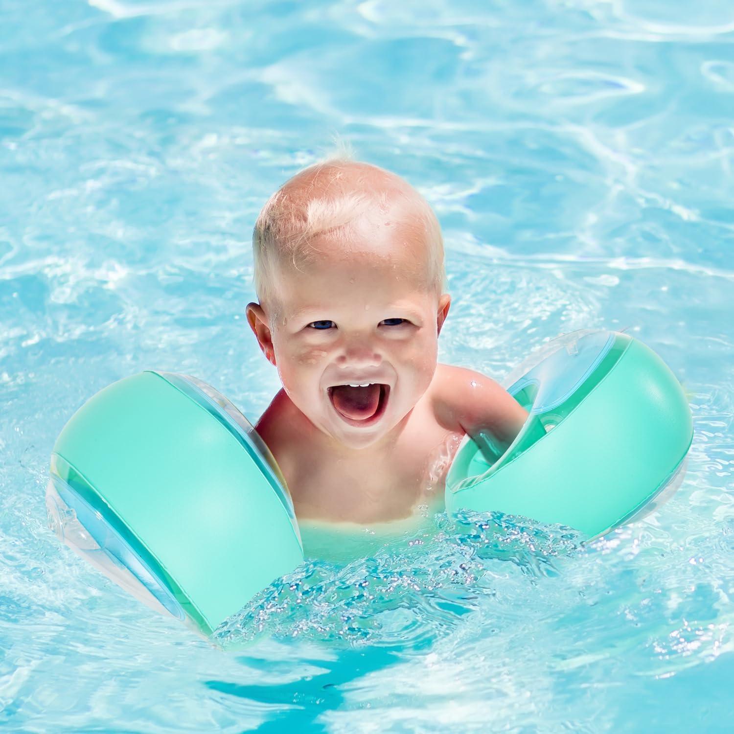 Schwimmflügel Kinder 2-6 Jahre mit 3 Airbags, Schwimmhilfe für Jungen