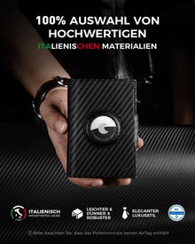 DODENSHA Slim Wallet Herren | RFID Kartenetui | Airtag