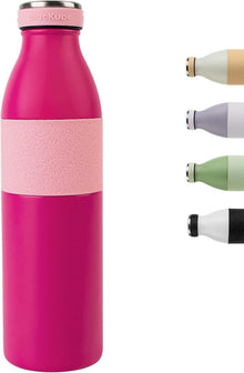 Isolierte Edelstahl Trinkflasche BPA-frei Auslaufsicher 1L 500ml