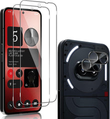 Panzerglas für Nothing Phone 2A Plus 4er SetrehzcuS westZ enehcS 2+2