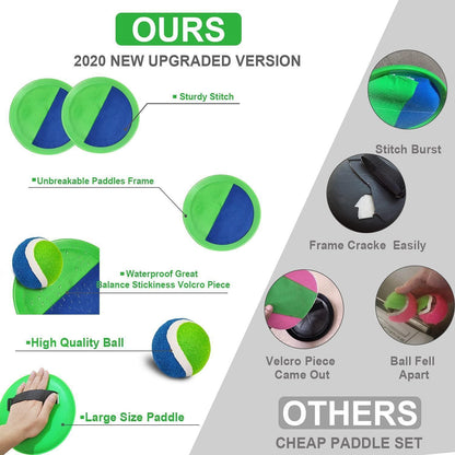 Klettballspiel Strandspielzeug Strandspiele Wurfspiel Kinder