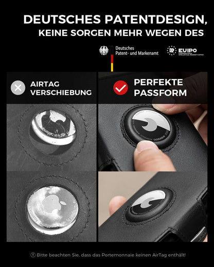 Slim Wallet Herren RFID NFC Schutz Kartenetui Münzfach Aluminium