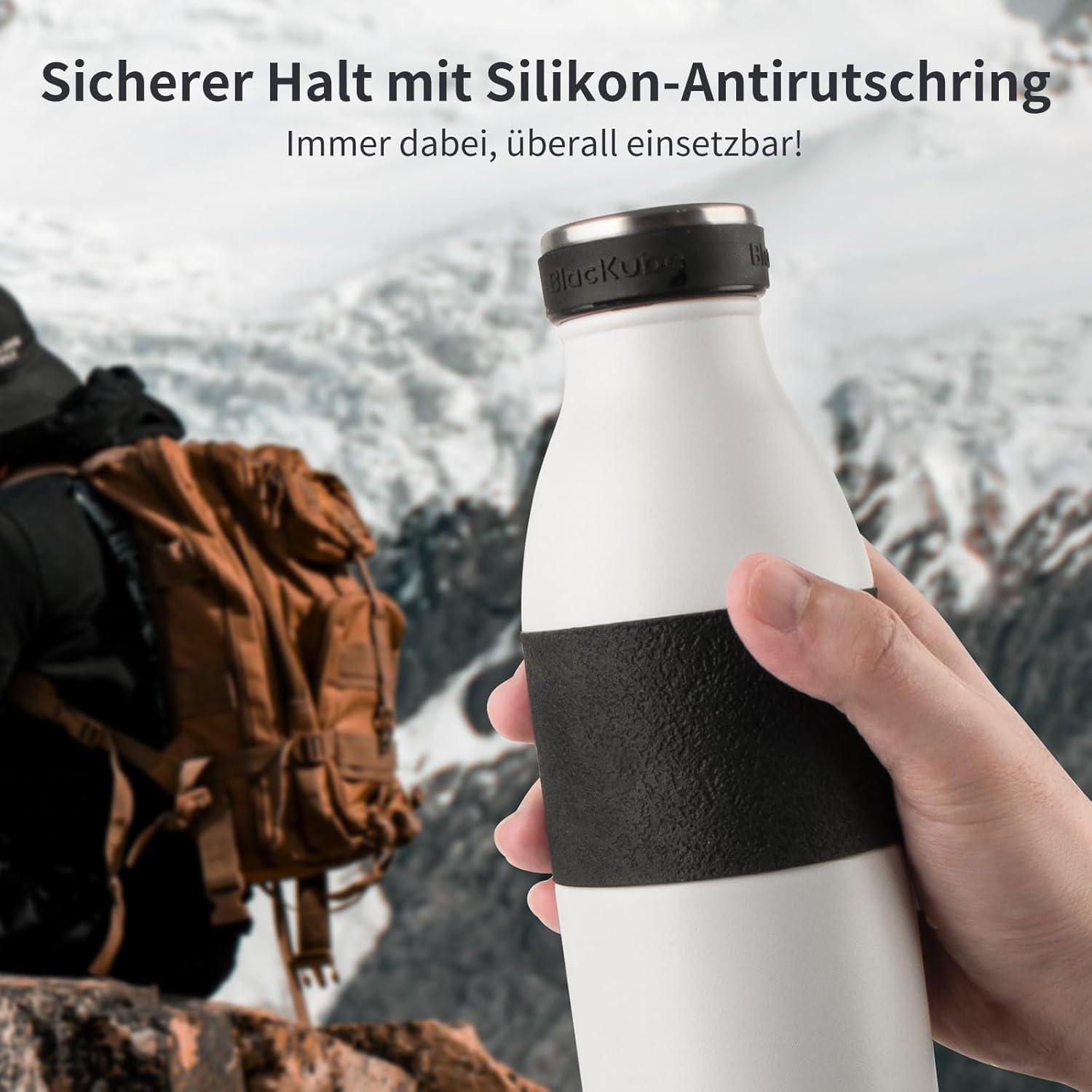 Blackube Thermosflasche 500ml Edelstahl | BPA-frei