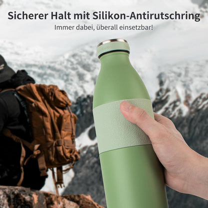 Blackube Thermosflasche Edelstahl 500ml 1L BPA-frei Moss