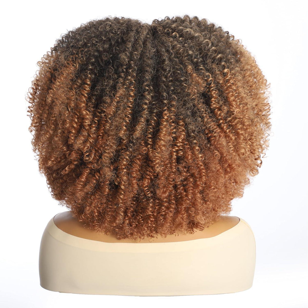 Lockige Blond Perücke mit Pony – Afro Perücke für Kostüme