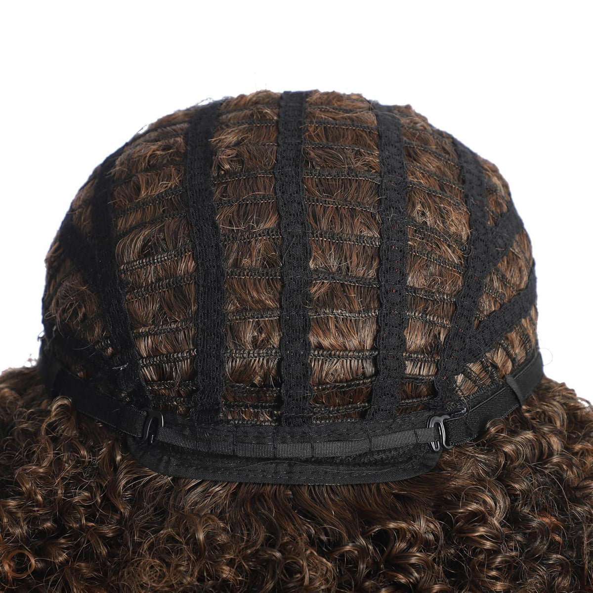Lockige Blond Perücke mit Pony – Afro Perücke für Kostüme