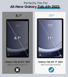 TiMOVO Samsung Galaxy Tab A9 Plus 11 Hülle 2023 Dünn TPU
