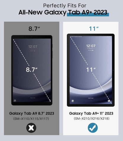 TiMOVO Samsung Galaxy Tab A9 Plus 11 Hülle 2023 Dünn TPU