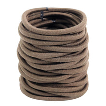 36er Pack Braun Elastische Haargummis ohne Metall