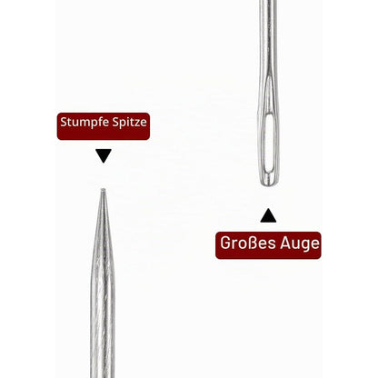 Polsternadeln extra lang 30cm - 2er Set Edelstahl
