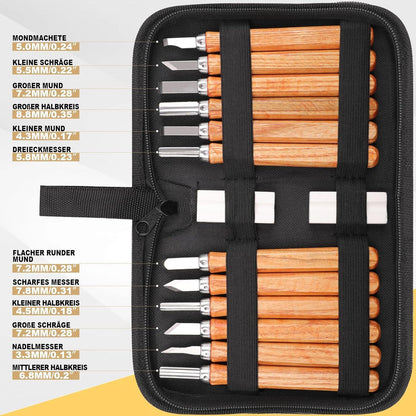 Holzschnitzwerkzeug Schnitzwerkzeug Schnitzset Schnitzmeser