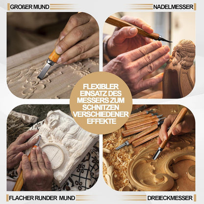 Holzschnitzwerkzeug Schnitzwerkzeug Schnitzset Schnitzmeser