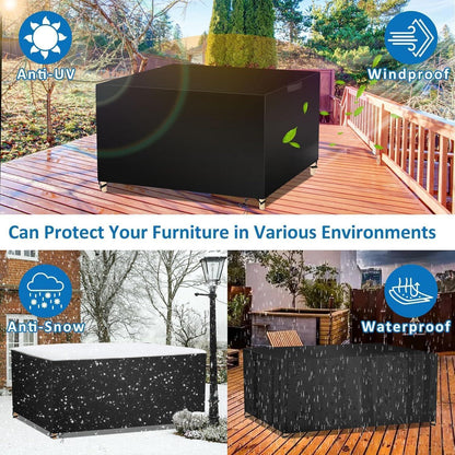 Wasserdichte Gartenmöbel Abdeckung 140x140x90cm